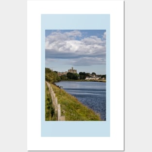 Warkworth Castle and River Coquet Posters and Art